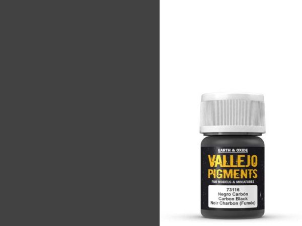 Vallejo Pigment - 73116 -Kohlenschwarz / Carbonschwarz 30ml (73.116)