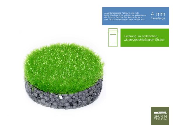 RTS - 70104 - Gras-Flock Frühling 4 mm (50g Behälter)