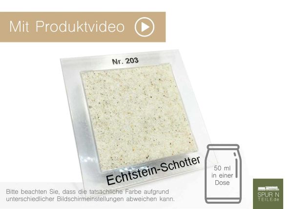 Spuren Welten - 203-50 - Schotter Kalkstein weiß 50 ml