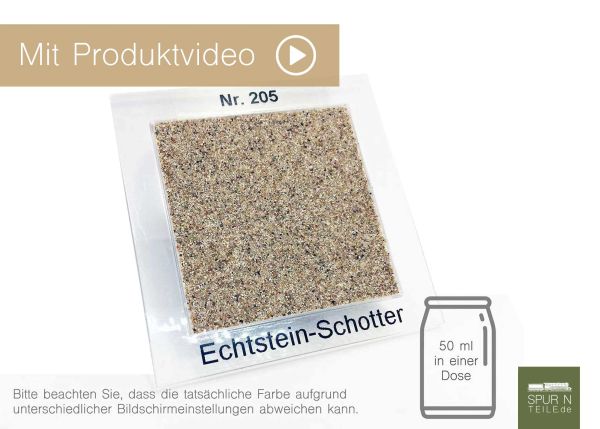 Spuren Welten - 205-50 - Schotter Kalkstein graubraun 50 ml