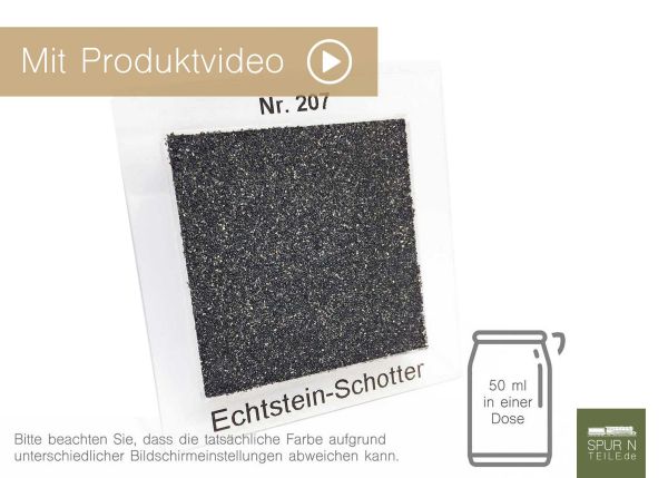 Spuren Welten - 207-50 - Schotter Phonolith dunkelgrau 50 ml