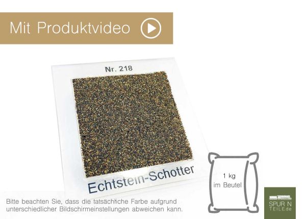 Spuren Welten - 218-1000 - Schotter Braun-Schwarz 1 Kg