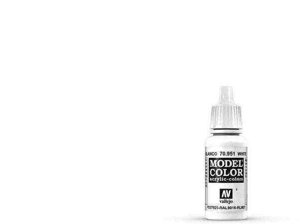Vallejo Model Color - 001 / 70951 - Weiss (70.951) - 17 ml