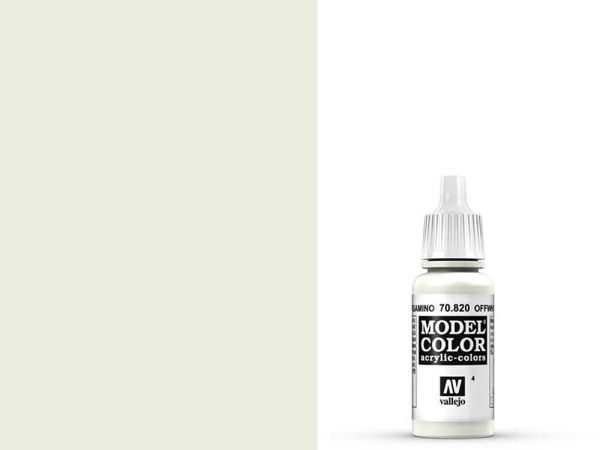 Vallejo Model Color - 004 / 70820 - Cremeweiss (70.820)- 17 ml