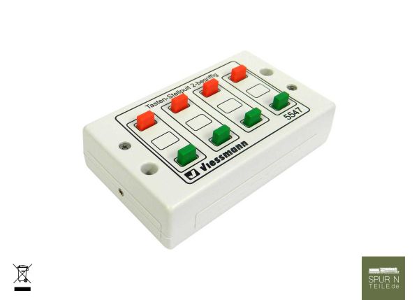 Viessmann - 5547 - Tasten-Stellpult 2-begriffig