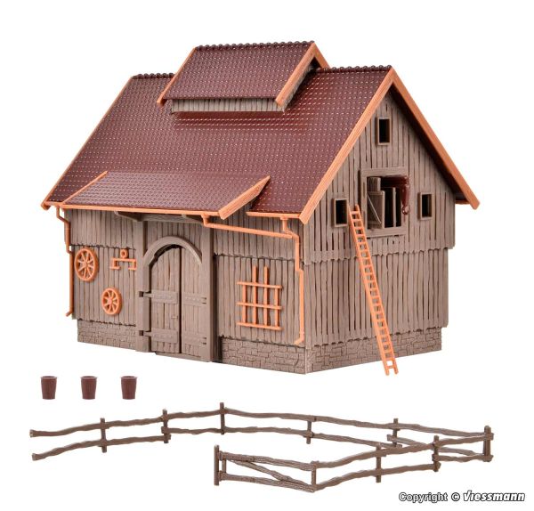 Vollmer - 47722 - Schäferei mit Schafherde (Bausatz)