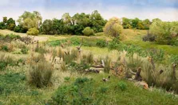 Woodland Scenics - WFG174 - Field Gras / Hohes Grass zum selbst „mähen“ - Mittelgrün (8g)