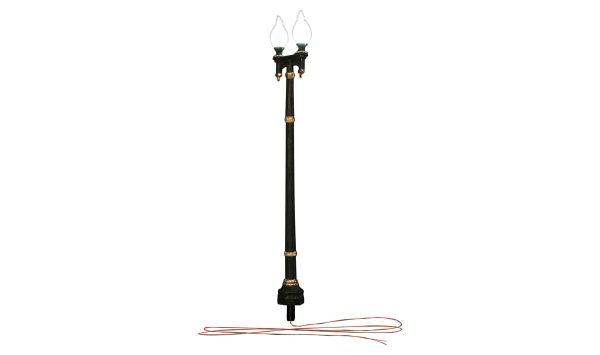 Woodland Scenics - WJP5640 - Straßenlaterne zweiflammig mit LED (Just Plug - 3 Stück)