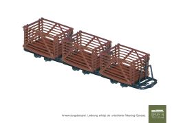 Anlagen-Architekt - 3409 / 23005 - Feldbahn 3 Torfloren (Bausatz - ehemals Hammerschmid / Railino)