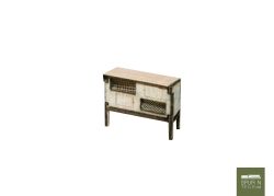 Anlagen-Architekt - 3936 - Hasenstall 2-ständig (Bausatz) - ehemals Micro Welten 01-33