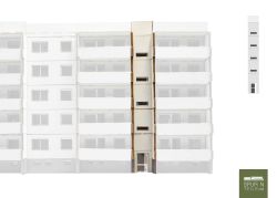 Anlagen-Architekt - 4100 - WBS70 - Treppenhaus mittig ich 5 Etagen