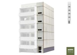 Anlagen-Architekt - 4102 - WBS70 - Treppenhaus seitlich 5 Etagen