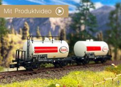 Hobbytrain - H24832 - Leichtbau-Kesselwagen DB / ESSO Ep.IV (2er Set