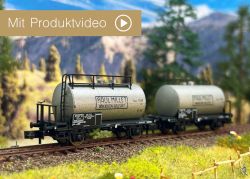 Hobbytrain - H24852 - 2teiliges Set Leichtbau-Kesselwagen SNCF/MILLET, Ep.III