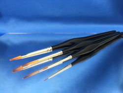 Spur-N-Teile.de - E410609 - Pinsel Modellbau Set gerade (3 Stück - Größen 5/0 & 2 & 6)