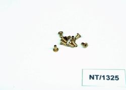 KaModel - NT/1325 - Messingnieten 1,3 x 2,5 mm (10 Stück)