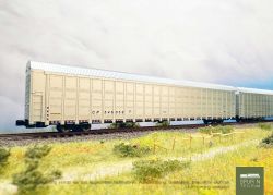 Kato - 106-5510 / 701065510 - Canadian Pacific Doppelstock geschlossener Autotransporter (4er Set)