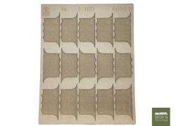 Model Scene - 46951 - Straßenpflaster Kopfsteinpflaster Kreuzungen - Fächer-Kopfstein