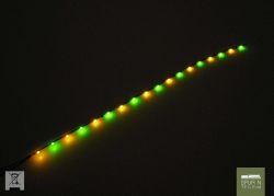 Modellbau Schönwitz - 50128 - Winzige LED Lichterkette gelb / grün