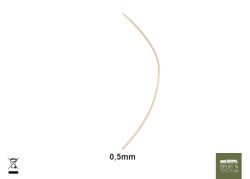 Modellbau Schönwitz - 50188 - 2 Meter 0,5mm LWL Lichtwellenleiter Lichtleiter Glasfaserkabel Lichtfaser