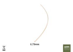 Modellbau Schönwitz - 50189 - 2 Meter 0,75mm LWL Lichtwellenleiter Lichtleiter Glasfaserkabel Lichtfaser