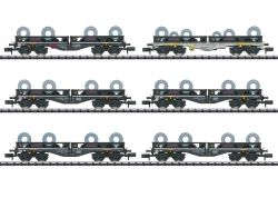 Minitrix - 15080 - Güterwagen-Set "Coil-Transport" 6teiliges Set