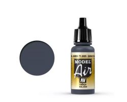 Vallejo Model Air - 71.005 / RAL 5008 - Graublau / Grey Blue (Airbrush Farbe) 17 ml
