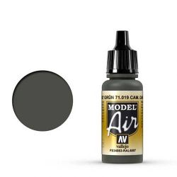 Vallejo Model Air - 71.019 - Tarnfarbe Dunkelgrün (Airbrush Farbe) 17 ml