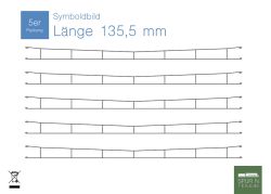 Viessmann - 4340 - Fahrdraht 135,5 mm, - 5 Stück