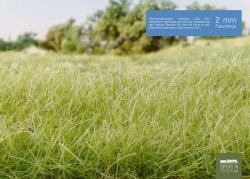 Woodland Scenics - WFS614 - Grasfasern mittleres Grün 2 mm (70 g)